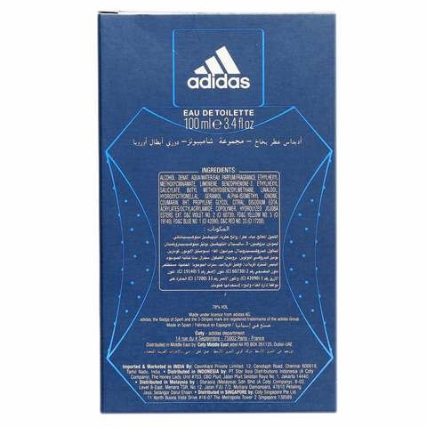 adidas champions edition natural spray edt 100ml