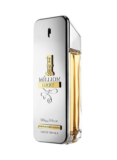 1 Million Lucky by Paco Rabanne for Men - Eau de Toilette, 100ml