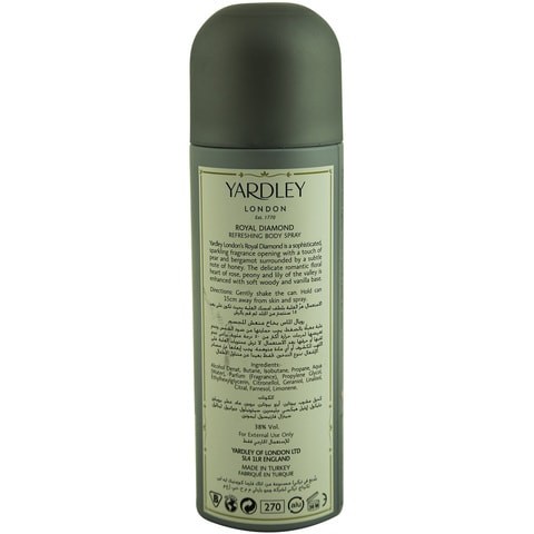 YARDLEY ROYAL DIAMOND BSPRAY 200ML