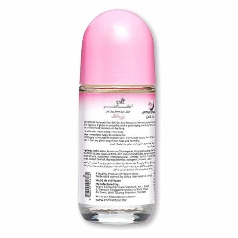 Enchanteur Romantic Roll-On Deodorant For Women 50 ml