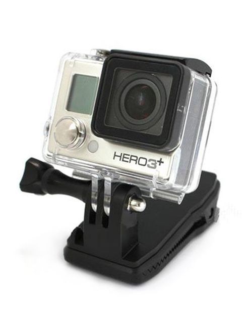 Ozone - Clip Clamp Mount For GoPro Hero 7, Hero 6, Hero 4, Hero 5 Action Camera Black