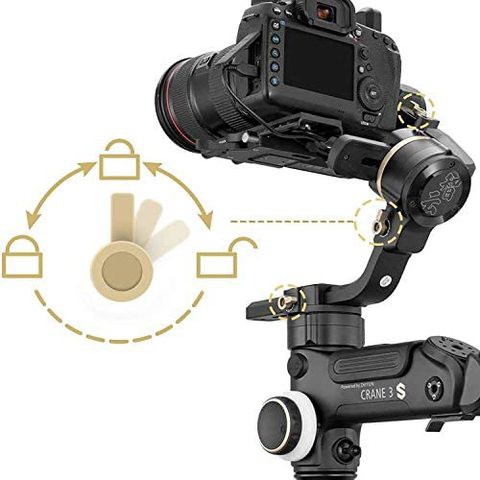 Zhiyun Crane-3S 3-Axis Smartsling Handheld Gimbal Stabilizer For DSLRs And Cine Cameras