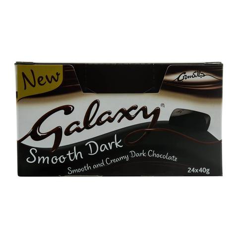 Galaxy Smooth Dark Chocolate 40g x Pack of 24