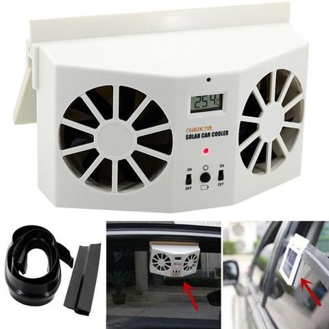 Charging Type - Car Solar Cooler Fan