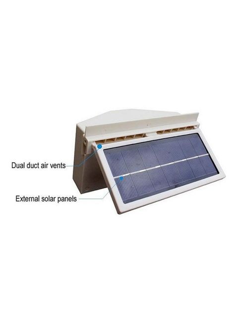 Generic - Solar Dual Car Window Air Cooler Fan