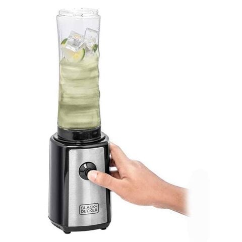 Black+Decker Personal Compact Sports Blender 300W SBX300-B5 Silver/Black