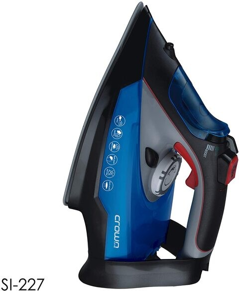 Crownline Dry &amp; Steam Iron, 3000W, Si-227