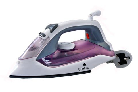 Gratus 1600W Ceramic Soleplate Steam Iron - Dry / Spray / Steam GSI1600UC