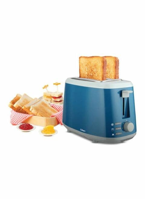 Clikon 2 Slice Bread Toaster CK2408 Blue/Grey