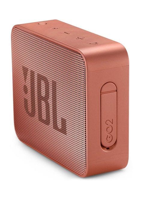 JBL GO 2 Portable Bluetooth Speaker, Cinnamon