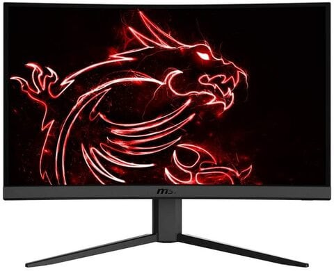 MSI Optix G24C4 Curved Gaming Monitor, 24&quot; FHD, 1500R Curvature, Non-Glare Super Narrow Bezel, 1ms 1920 x 1080 144Hz Refresh Rate, Tilt Adjustment, Black