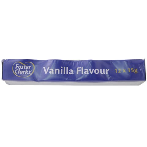 Foster Clark Vanilla Flavour 15g x Pack of 12