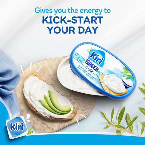 Kiri Greek Style Cheese Spread Tub 200g