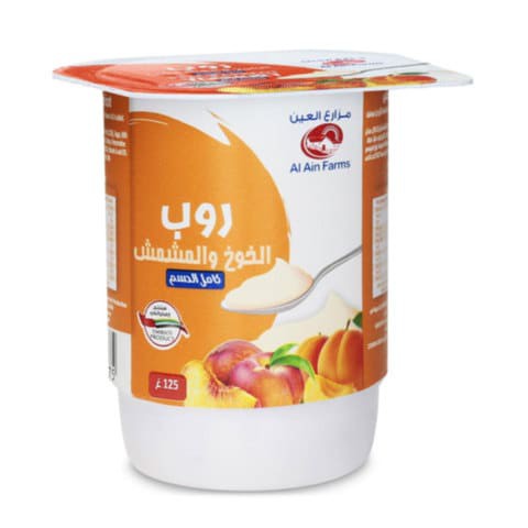 Al Ain Peach Apricot yogurt 125g