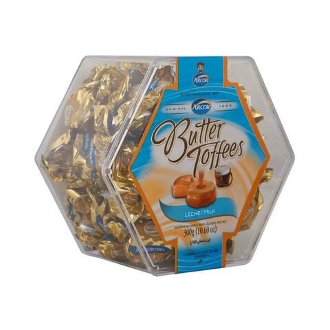 Arcor Leche And Milk Butter Toffees 300g