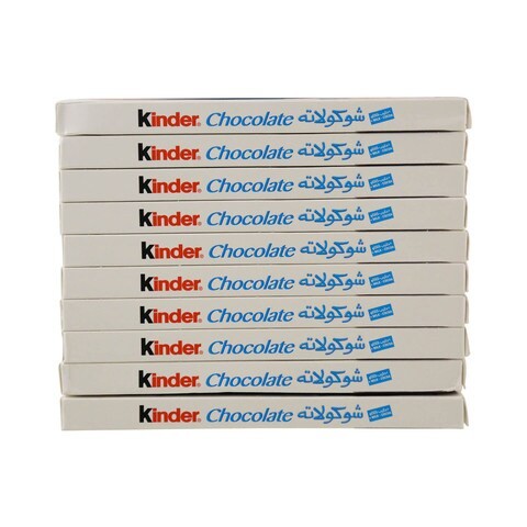 Kinder Chocolate 100g x Pack of 10