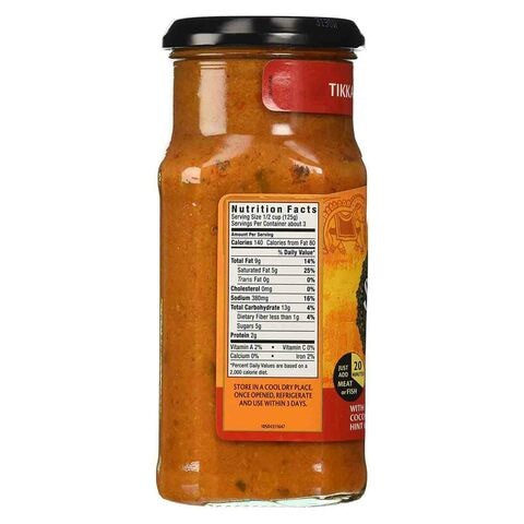 Sharwood&#39;s Cooking Sauce Tikka Masala Mild 420g