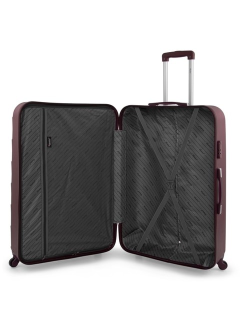 Senator Hardside Large Check-in Size 82 Centimeter (32 Inch) 4 Wheel Spinner Luggage Trolley in Burgundy Color A207-32_BGN