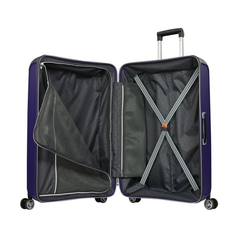 Eminent Brand 3-Piece-Set of Hardsided PP  4 Twin-Wheel Spinner Luggage Trolley in Purple Color B0002-3_PRP