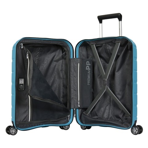 حقيبة سفر بعجلات أمتعة بعجلات مزدوجة مقاس 76 سم (28 بوصة) باللون الأزرق الفاتح B0011-28_LBL