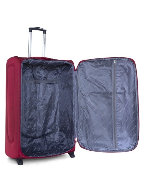 Senator Brand Softside Mediuim Check-in Size 71 Centimeter (28 Inch) 2 Wheel EVA Luggage Trolley in Burgundy Color KH108-28_BGN