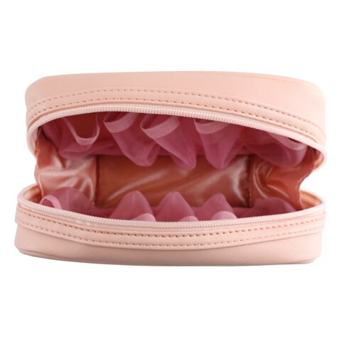 Aroma Tierra - Cosmetic And Essential Oil Bag - Pastel Pink