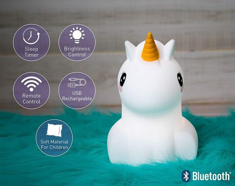 Lumipets Lumiworld Bluetooth Nightlight - Unicorn, White