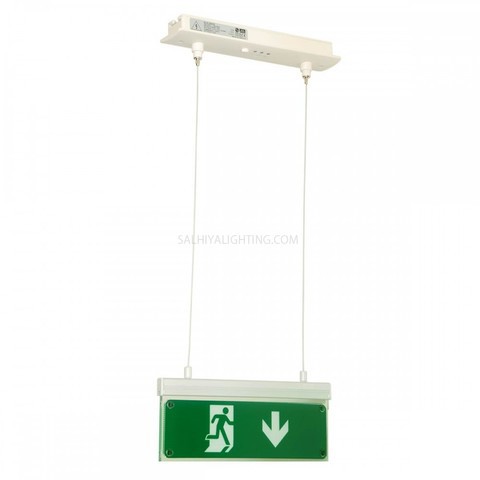 Olympia Emergency Luminar Eco Light Maintained Exit Sign Arrow Down SLD-28/DZ- Green