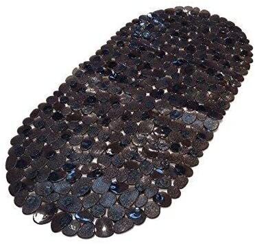 Non Slip Shower Mat Black 69 x 35 cm