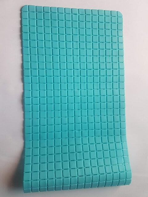Non Slip Shower Mat Blue 78 x 35 cm