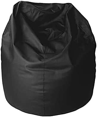 Luxe Decora PVC Bean Bag (Black)