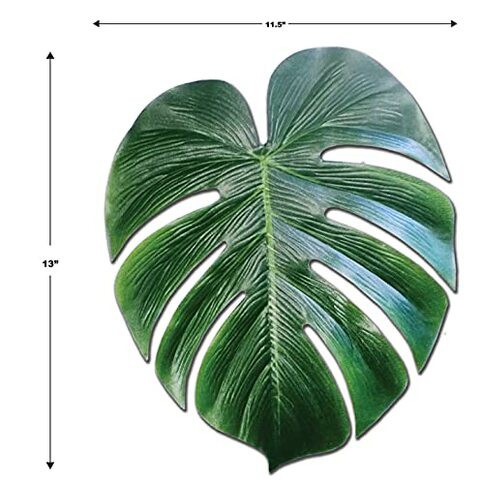 Beistle Tropical Palm Leaves, 13-Inch, 4 Count