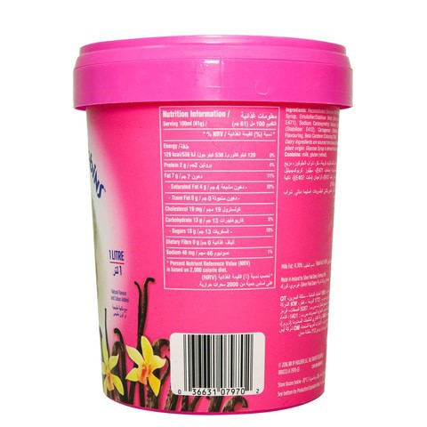 BASKIN ROBBINS VANILLA 1L