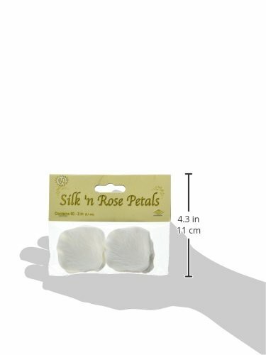 Beistle Silk &#39;N Rose Petals (white) (60/Pkg)