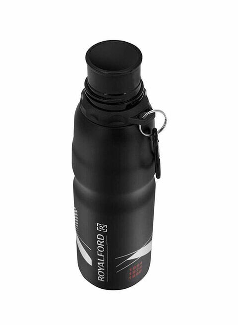 Royalford Stainless Steel Sport Bottle Black 750ml