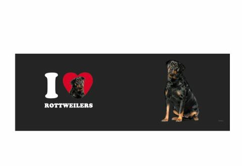 Tree Free Greetings XM29110 I Heart Rottweilers Artful Jumbo Mug, 20-Ounce