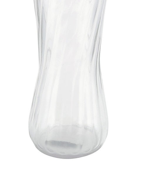 Delcasa Glass Water Bottle Clear/Silver 1000ml