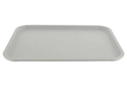 SUNNEX POLYPROPYLENE FAST FOOD TRAY 81240G,GREY, 41.5X31CM