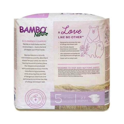 Bambo Nature Dream Diaper Size 5 12-22kg 27 Count