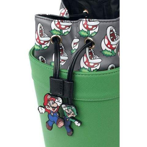 SUPER MARIO - SHAPED PIPE LADY DRAWSTRING SHOULDERBAG