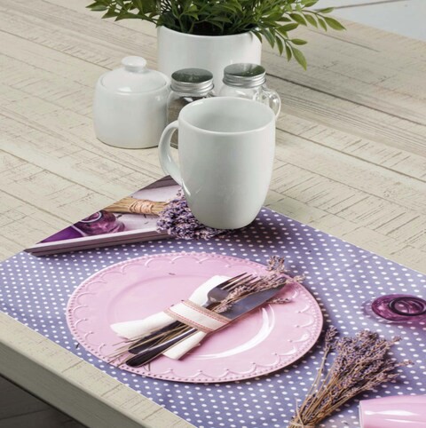 12-Piece Paradise Placemat(6) And Coaster(6) Set, 44x28centimeter