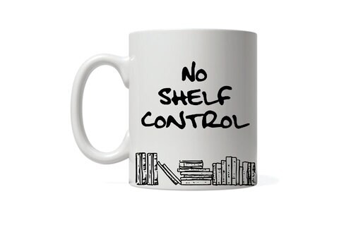 Giftmate Shelf Control Printed Ceramic Tea and Coffee Mug 320ml