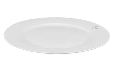 Shallow Porcelain Dinner Plate, White, 27 cm, TS-WH-10