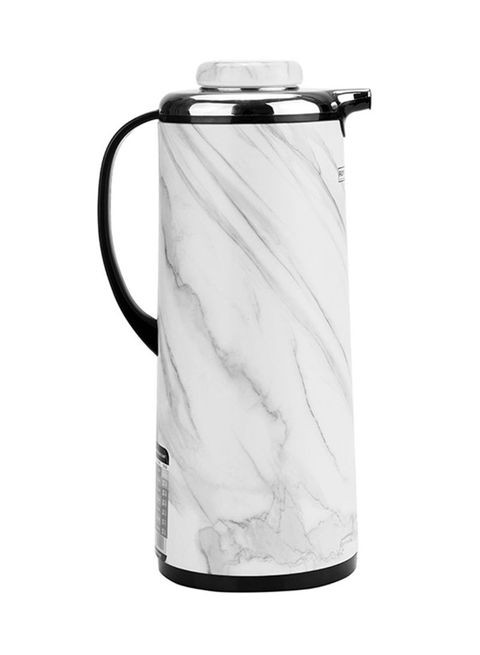 Royalford Marble Designed Vacuum Flask White