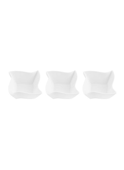 Delcasa 3-Piece Bowl Set White