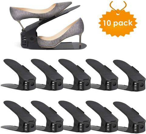 Generic Store Shoe Slots Space Saver, Shoe Slotz Space Saver, Shoe Slots Organizer, Shoe Organizer Space Saver, Shoe Stacker, Easy Shoe Organizer, 10 Pcs Pack