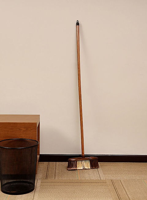Delcasa Wooden Broom Stick Blue/Brown 1.2meter