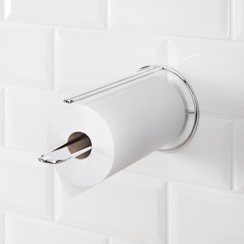 Torkad Kitchen Roll Holder, Silver-Colour