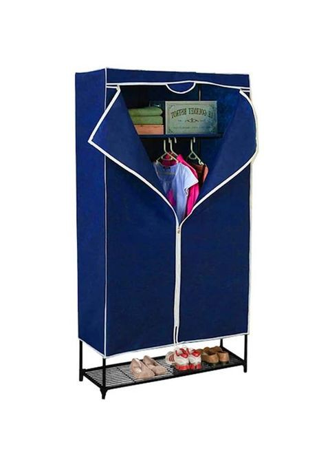 Feelings Wardrobe With Shoe Rack Blue 68X45X165cm