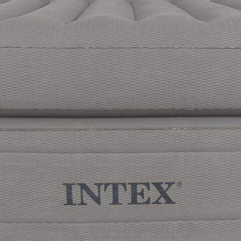 Intex PVC Prime Comfort Single Size Raised Airbed, H42.8 x W49 x D23.4cm